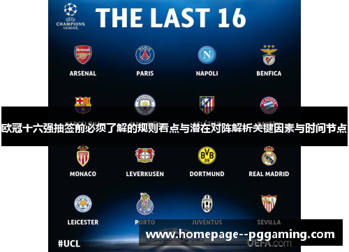 欧冠十六强抽签前必须了解的规则看点与潜在对阵解析关键因素与时间节点